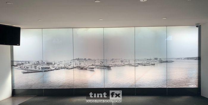 Commercial Window Tinting - Custom Printed Frosted Film - Metamark M4 - Walsh Bay - Gym 03