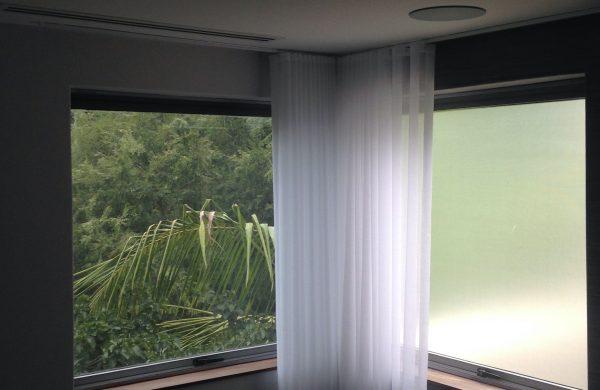 Residential Window Tinting - Privacy Window Film - 3M FASARA Frosted Crystal - Darling Point - right window with film