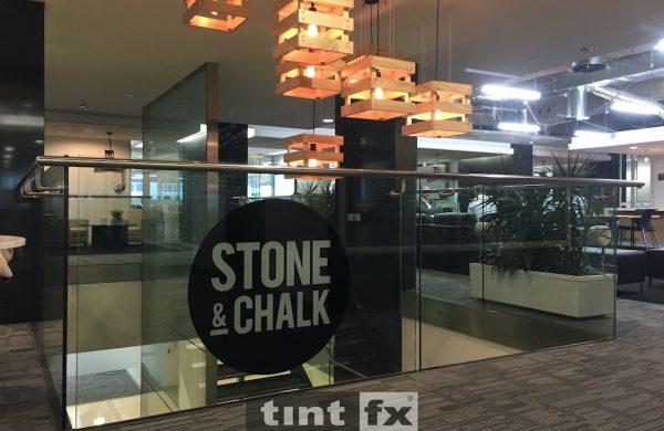Commercial Window Tinting - Black and White Vinyl - Laser Cut - Stone and Chalk Sydney - TintFX - 03