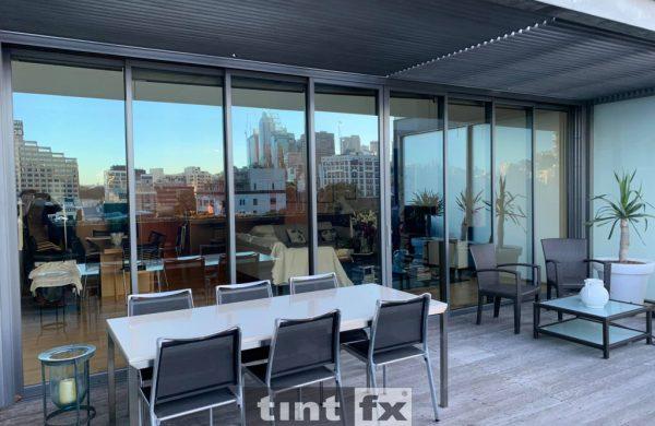 Residential Window Tinting - Low E Window Film - Solar Gard Ecolux 70 bottom sliding doors