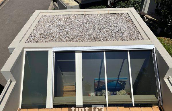 Residential Window Tinting - Solar Window Film - 3M Prestige 40 Exterior - Sub Base Platypus North Sydney NSW - TintFX - Glass Roof - without film