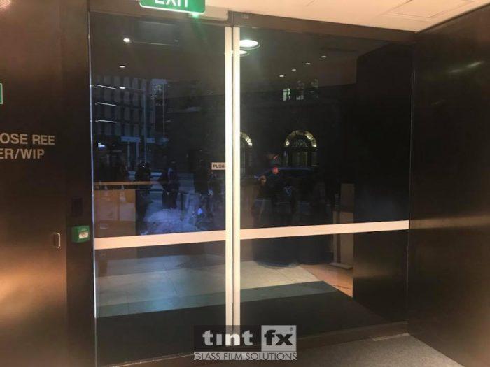 Commercial Window Tinting - Privacy and Security Window Film - Solar Gard Galaxie 5 - Channel 7 Sunrise Studio