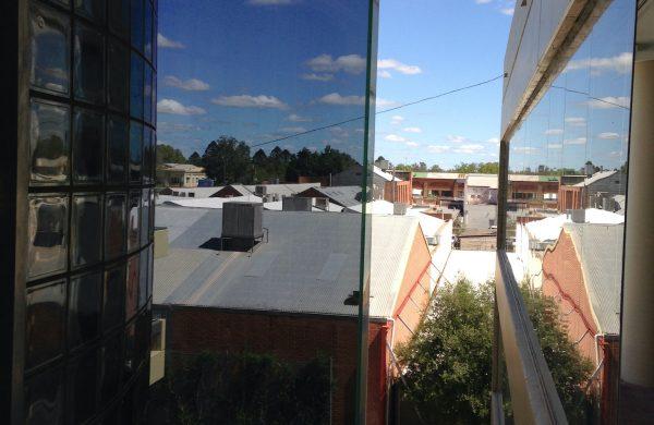 Commercial Window Tinting - Solar Window Film - Solar Gard Silver AG 25 Low E - Damasa Pty Ltd - Commonwealth Offices Wagga Wagga - work in progress