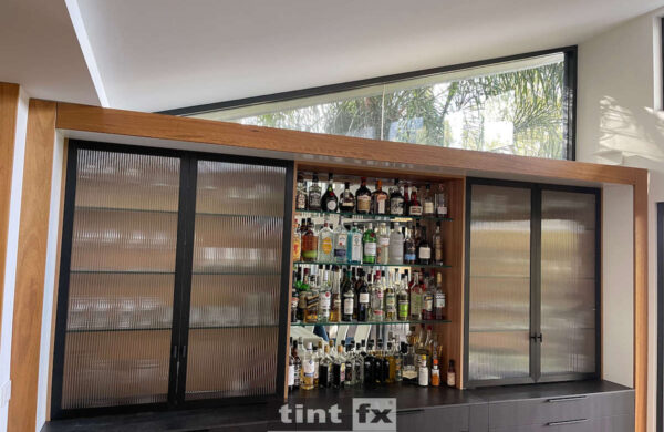 Residential Window Film Project - Decorative Window Film - Solyx SX-1245 Reeded Glass - Avalon - TintFX
