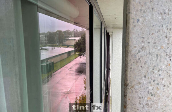 Residential Window Tinting - Solar Control Window Film - 3M Prestige 70 - Randwick - motorised boom lift - TintFX - window detail