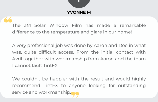 Sydney Residential Window Tinting - Solar Window Film - 3M Prestige 40 Exterior - double glazed skylights - Chifley - TintFX - Google Review
