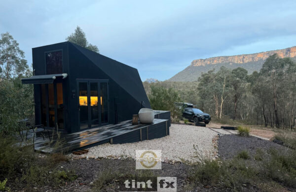 Residential Window Tinting NSW - Solar Window Film - 3M Prestige 70 Exterior - tiny home - bifolds - Wolgan Valley - TintFX