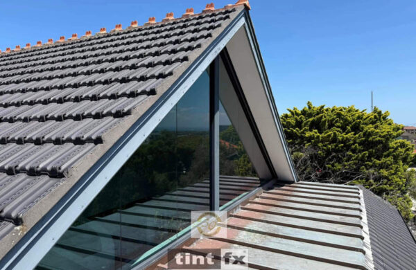 Sydney Residential Window Tinting - Solar Control Window Film - 3M Prestige 70 Exterior - Angled highlights creating triangle - Kingsford - TintFX