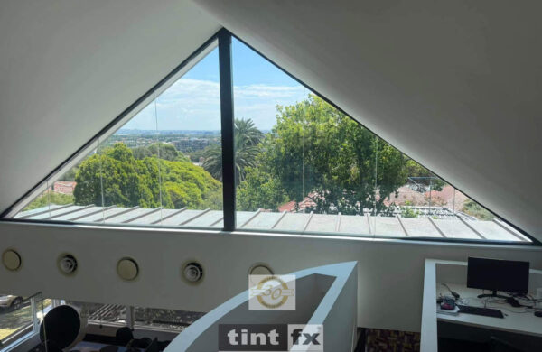 Sydney Residential Window Tinting - Solar Control Window Film - 3M Prestige 70 Exterior - Angled highlights creating triangle - Kingsford - TintFX