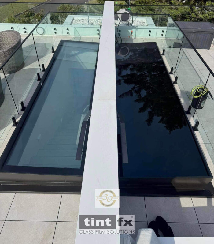 Sydney Residential Window Tinting - Solar Window Film - 3M Prestige 20 Exterior - mechanised glass roof door - Maroubra - TintFX