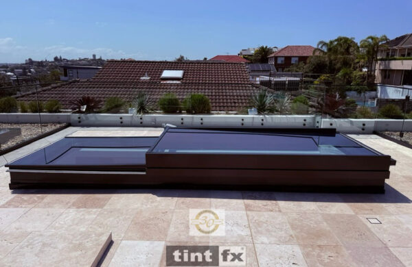 Sydney Residential Window Tinting - Solar Window Film - 3M Prestige 70 Exterior - double glazed retractable skylight - Dover Heights - TintFX