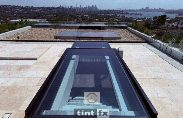 Sydney Residential Window Tinting - Solar Window Film - 3M Prestige 70 Exterior - double glazed retractable skylight - Dover Heights - TintFX